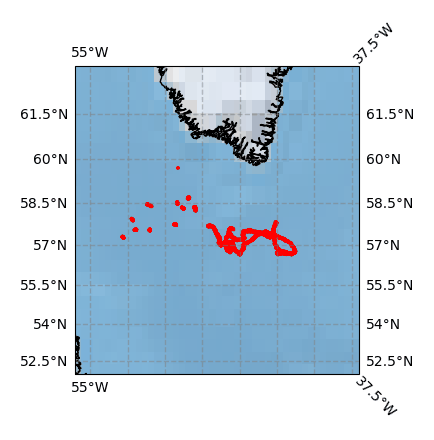 Surface Drift Track