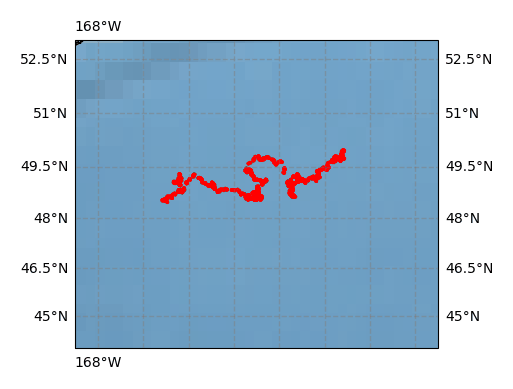 Surface Drift Track