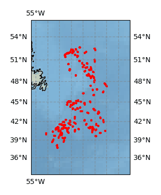 Surface Drift Track