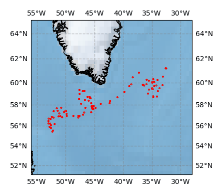 Surface Drift Track