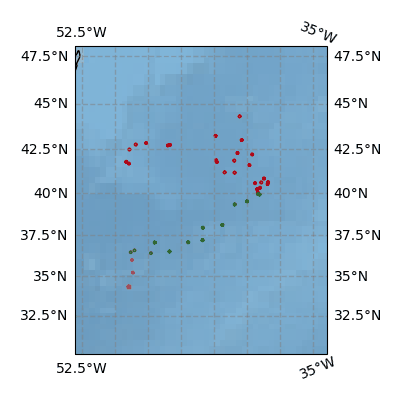 Surface Drift Track